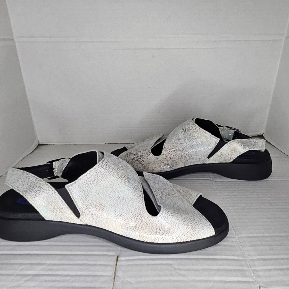 Womens Wolky Nimes Mint Green Leather Slingback Sandal Open Toe Size 43 - Picture 5 of 15